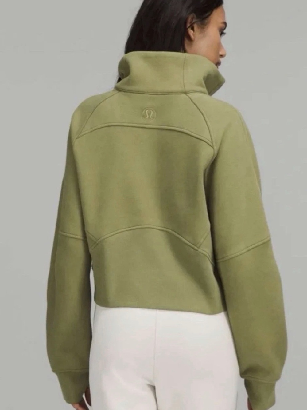lululemon athletica Olive Green Half-Zip Pullover - Picture 3 of 8
